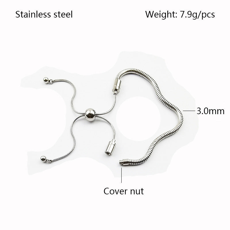 Basic Geometric 304 Stainless Steel Bracelets In Bulk