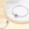 Copper Silver Plated Devil's Eye Bracelets