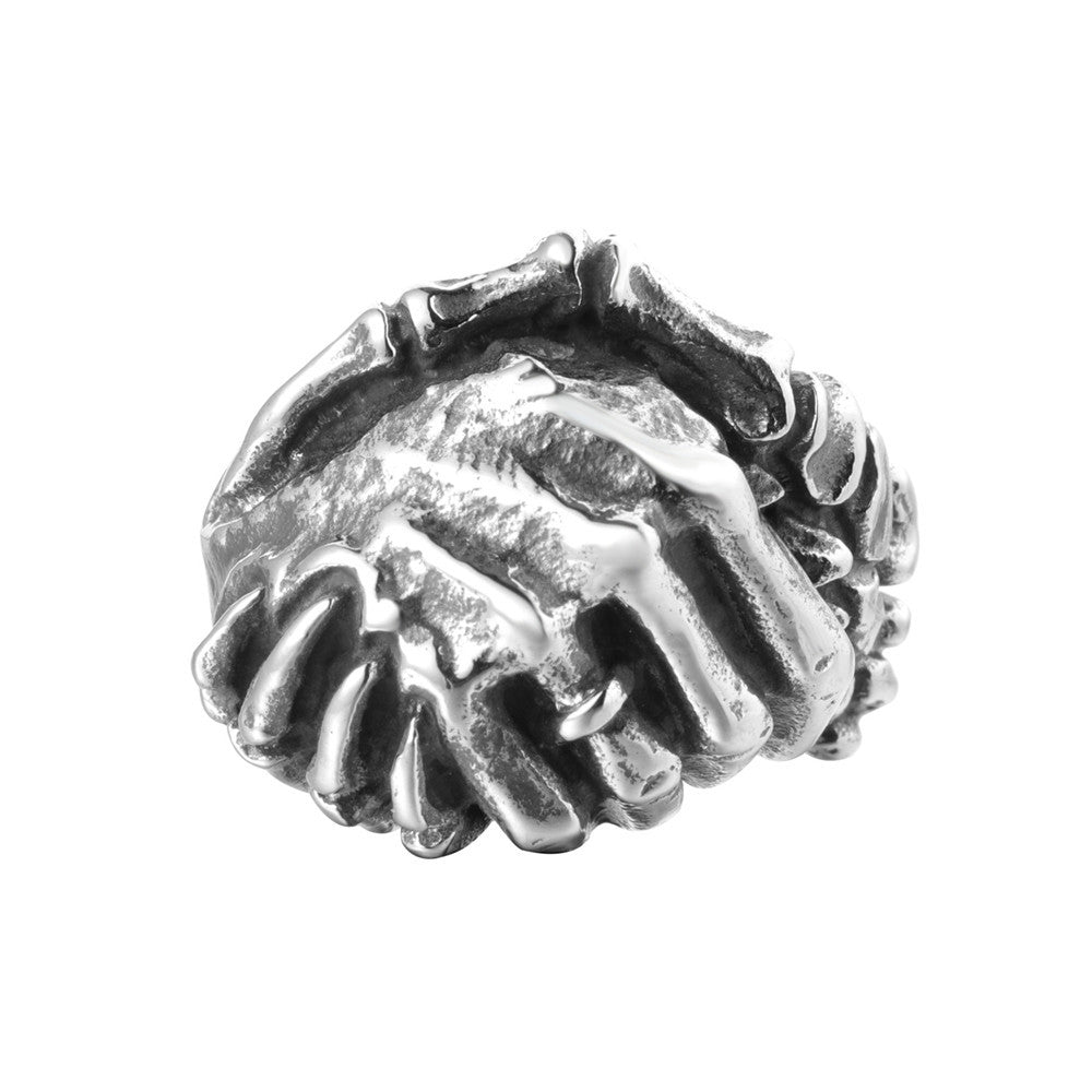 Jewelry Retro Punk Hand Skeleton 304 Stainless Steel Rings