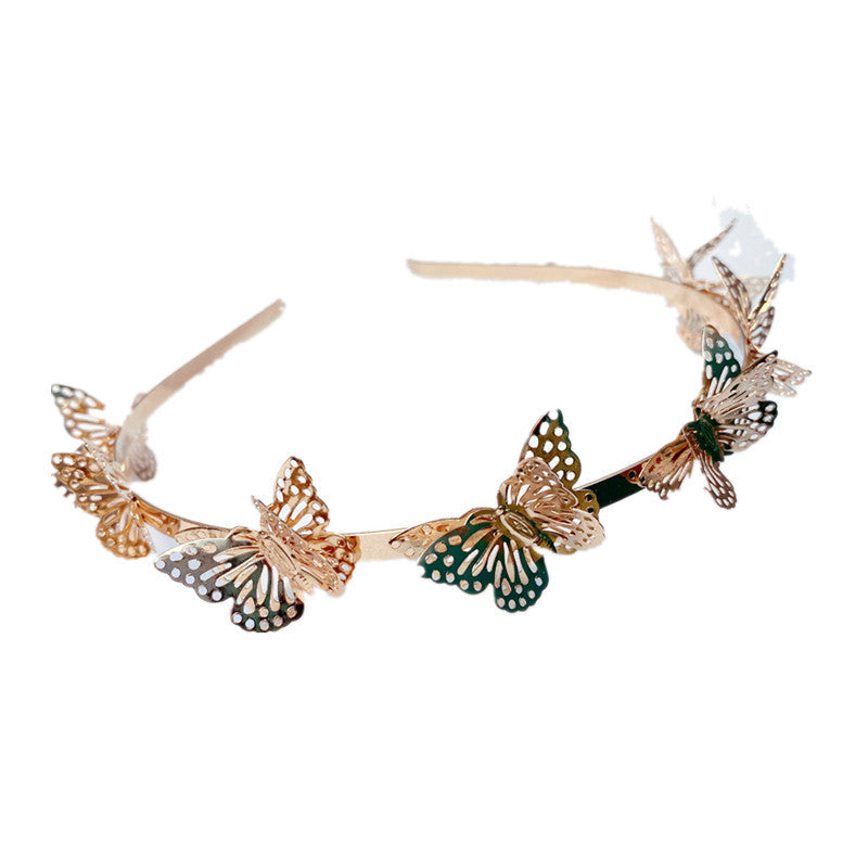 fashion hollow butterfly headband