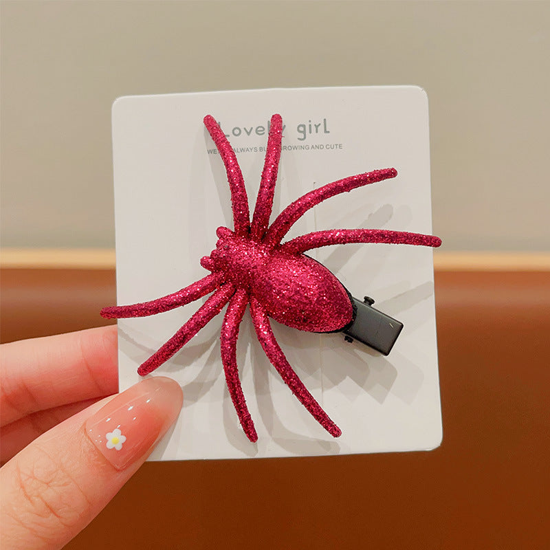 Women's Exaggerated Spider Mixed materials Hair Clip