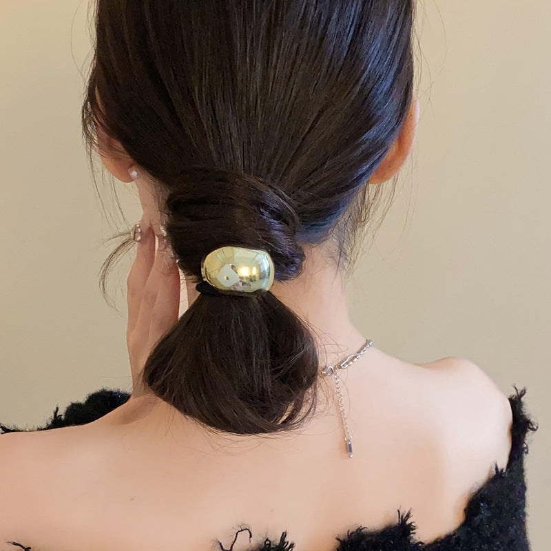 Women's IG Style Simple Style Solid Color Alloy Hair Tie