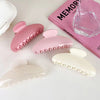 simple style solid color arylic hair claws
