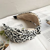women's ig style retro leopard cloth hair band