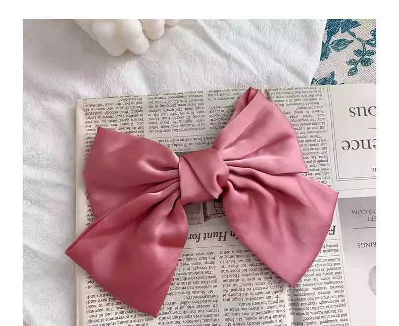 korean style bow knot cloth hair clip hair tie 1 piece