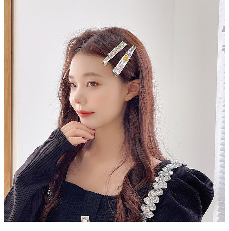 Women's IG Style Bow Knot Alloy Zircon Hair Clip