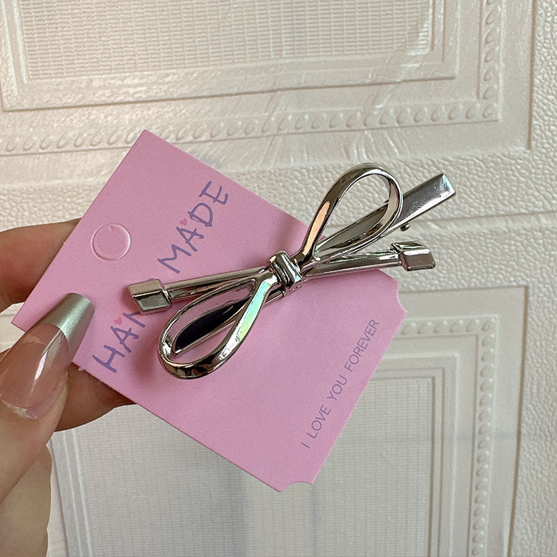 Women's Princess Bow Knot Alloy Hair Clip