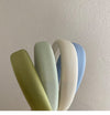 simple style solid color cloth handmade hair band 1 piece