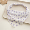 fairy style flower cloth handmade hair tie