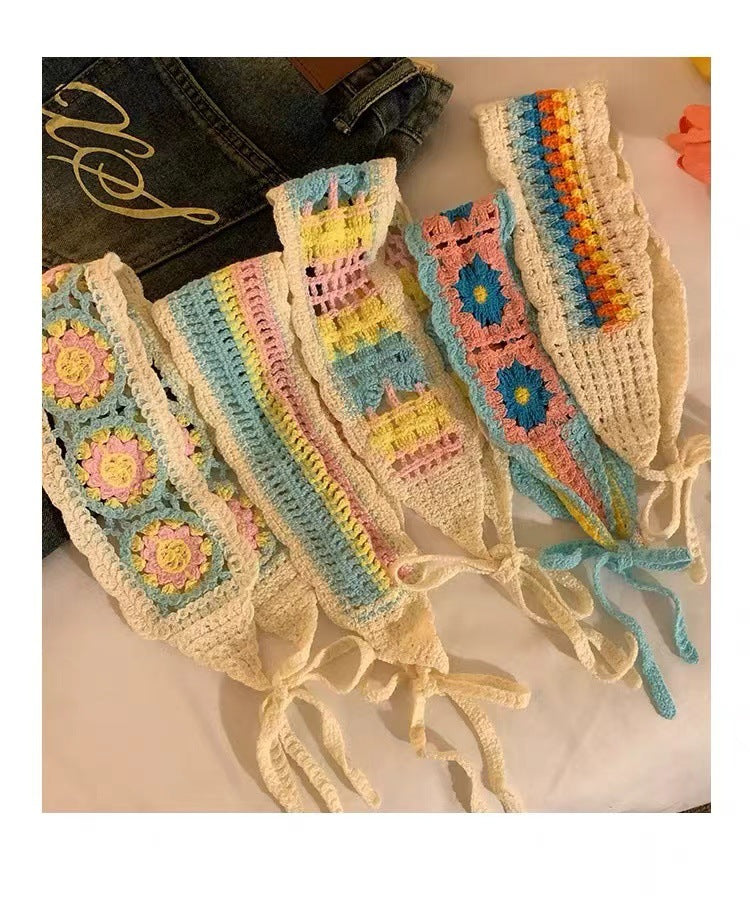 Women's IG Style Casual Plaid Rhombus Knit scarf