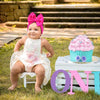 fashion children's solid color double-layer bowknot hairband