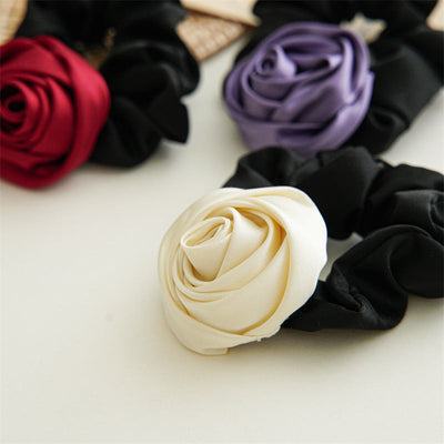 Women's Elegant Flower Cloth Hair Tie