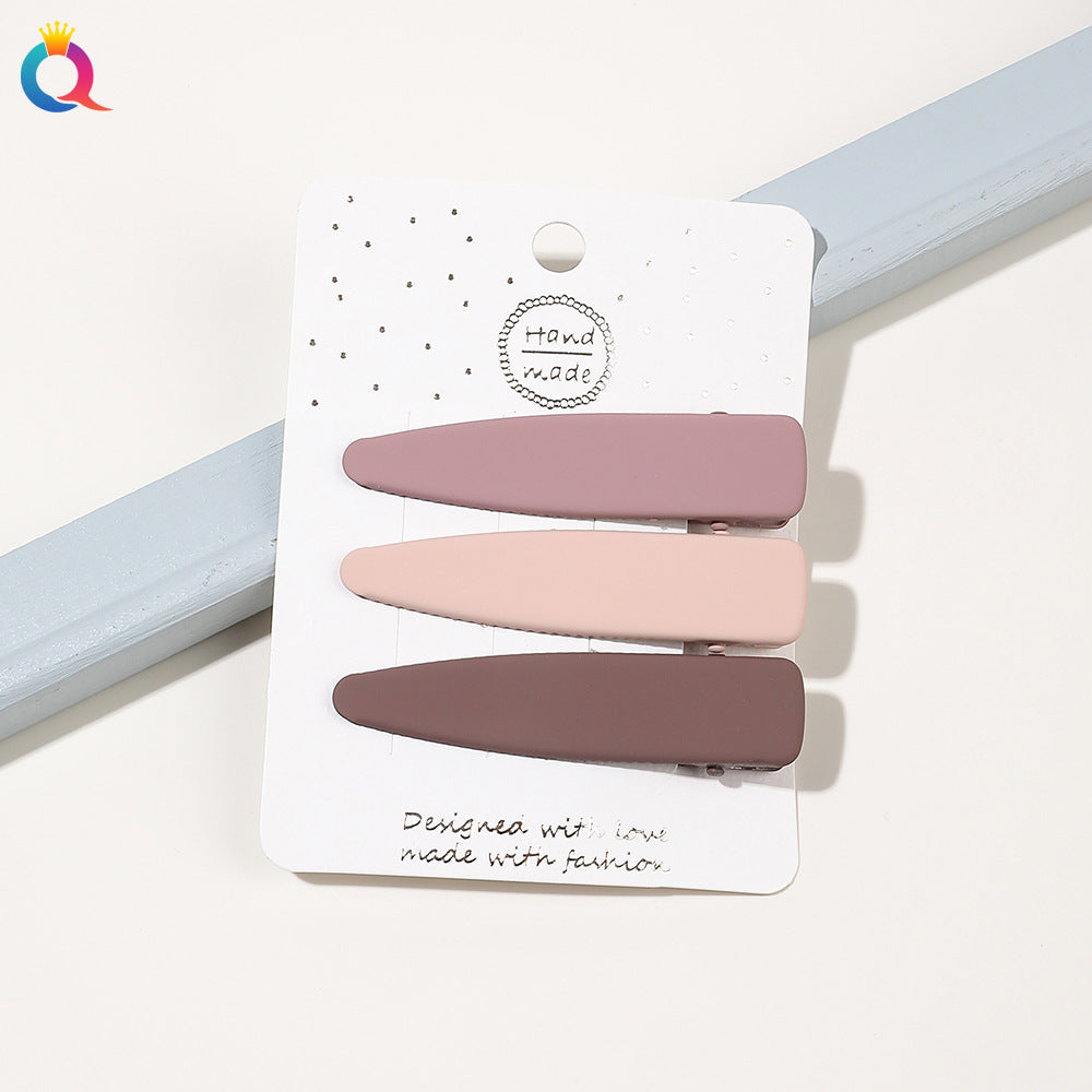 women's simple style geometric alloy plating hair clip