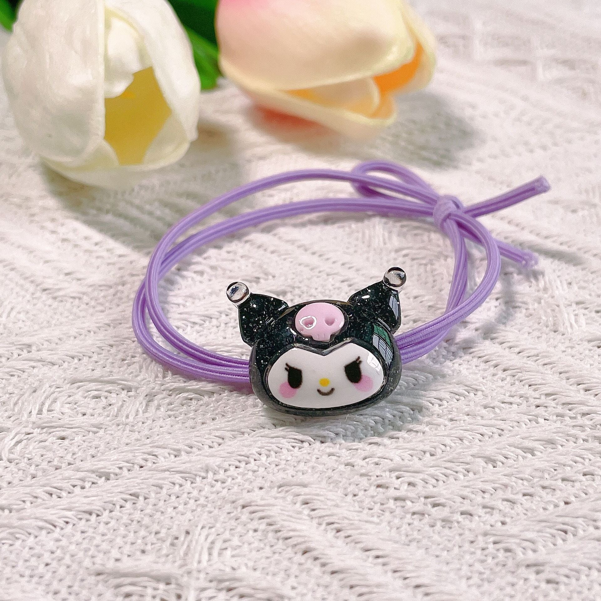 Women's Sweet Cartoon rubber band Hair Tie