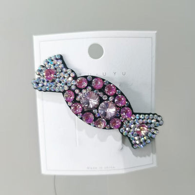 Women's IG Style Classic Style Candy Artificial Crystal Alloy Inlay Rhinestones Hair Clip