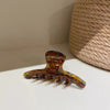 elegant solid color acetic acid sheets hair claws