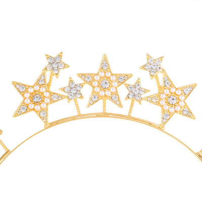 Women's Elegant Streetwear Star Alloy Plating Crown