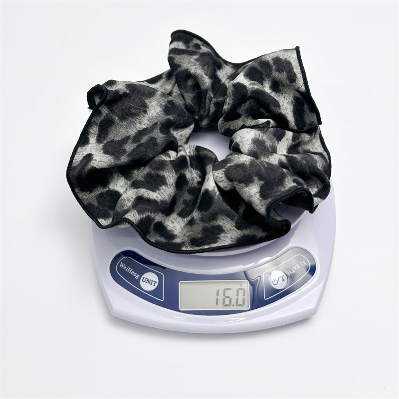 Women's Retro Leopard Cloth Hair Tie