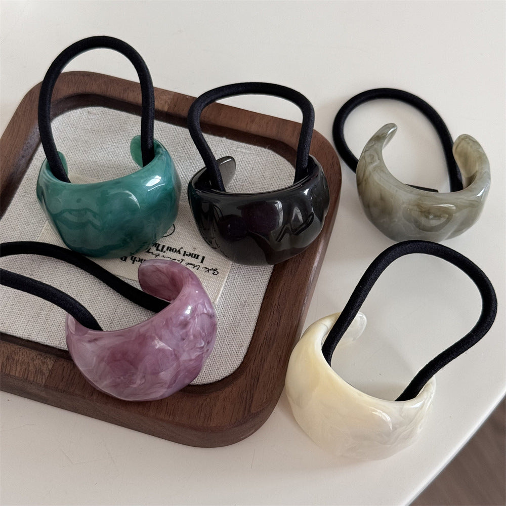 Women's Simple Style Geometric Plastic Resin Hair Tie