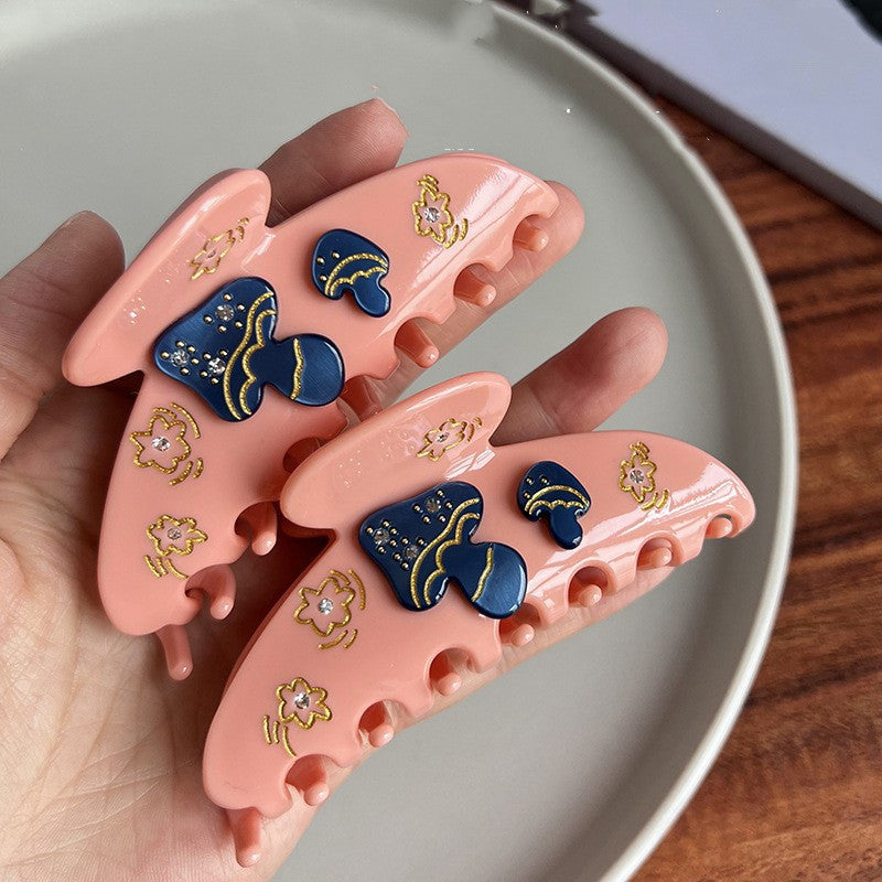 casual streetwear mushroom acetic acid sheets hair claws