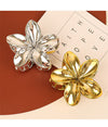 Women's Elegant Streetwear Flower Plastic Plating Hair Claws