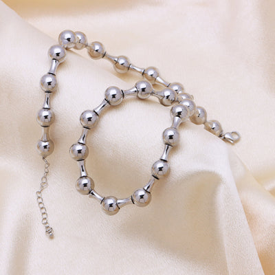 Copper Plating Geometric Necklace