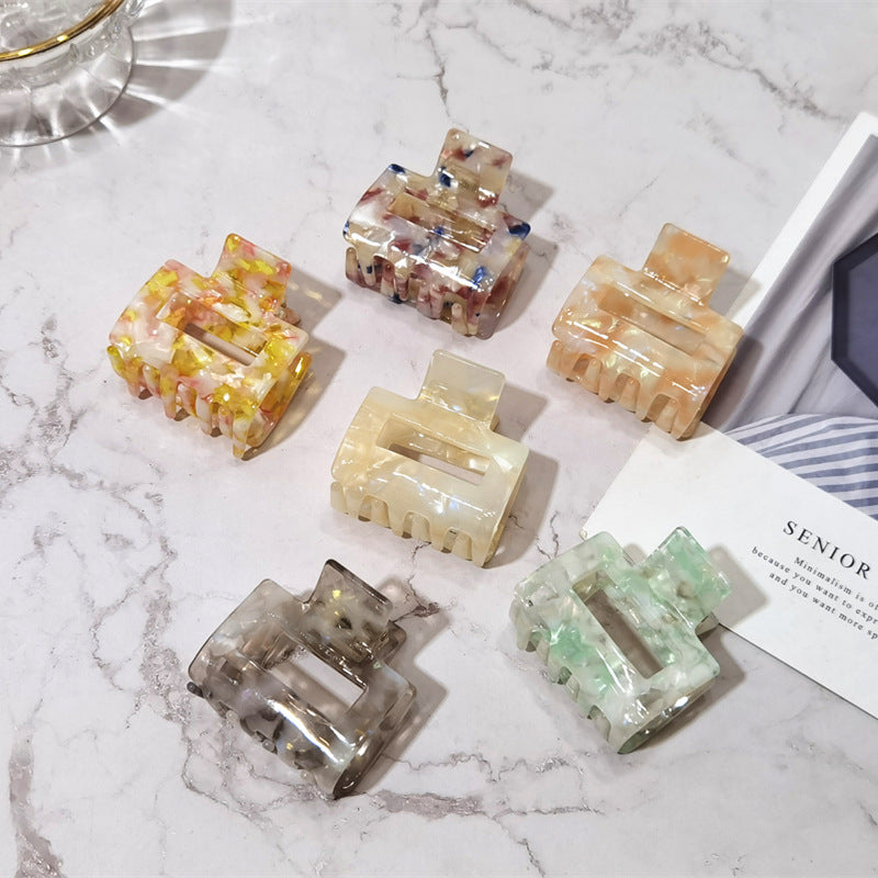 fashion geometric acetic acid sheets stoving varnish hair claws 1 piece