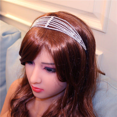 new elastic multi-layer rhinestone hairband fashion women's hair accessories