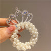 cute crown plastic hair tie