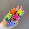 cute star bear arylic hair tie 1 piece