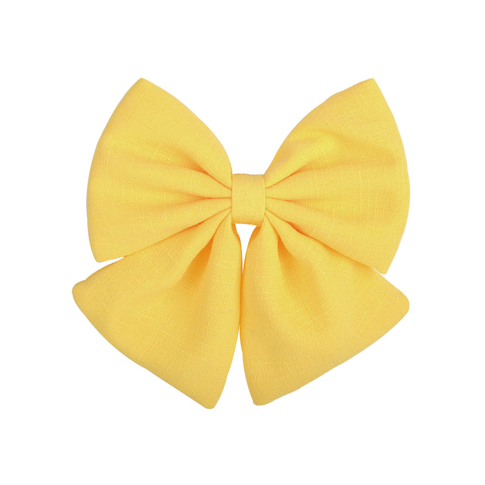 fashion bow knot ribbon hair clip 1 piece