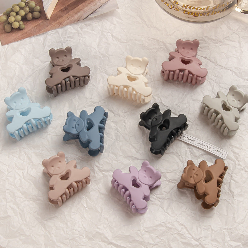 cartoon style cute bear plastic hair claws