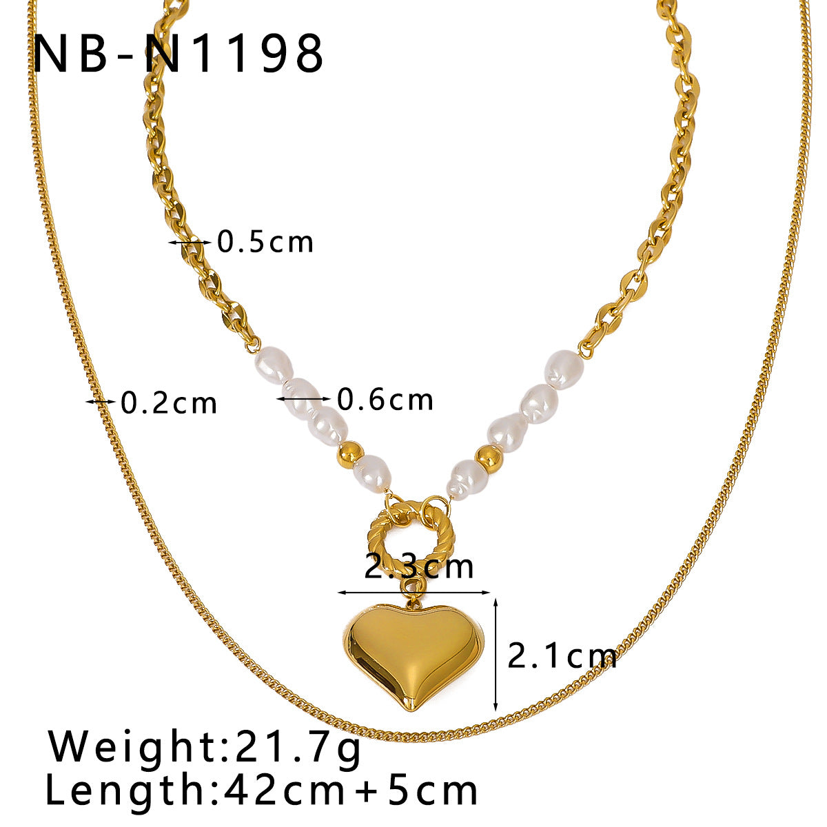 Jewelry Simple Style Commute Heart Shape Titanium Steel Pendant Necklace