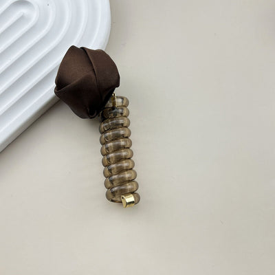 Women's Elegant Simple Style Rose Plastic Hair Tie