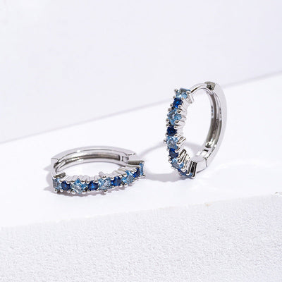 1 Pair Casual Elegant Geometric Plating Copper Zircon Earrings