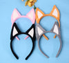 Women's Cartoon Style Solid Color Cloth Hair Band
