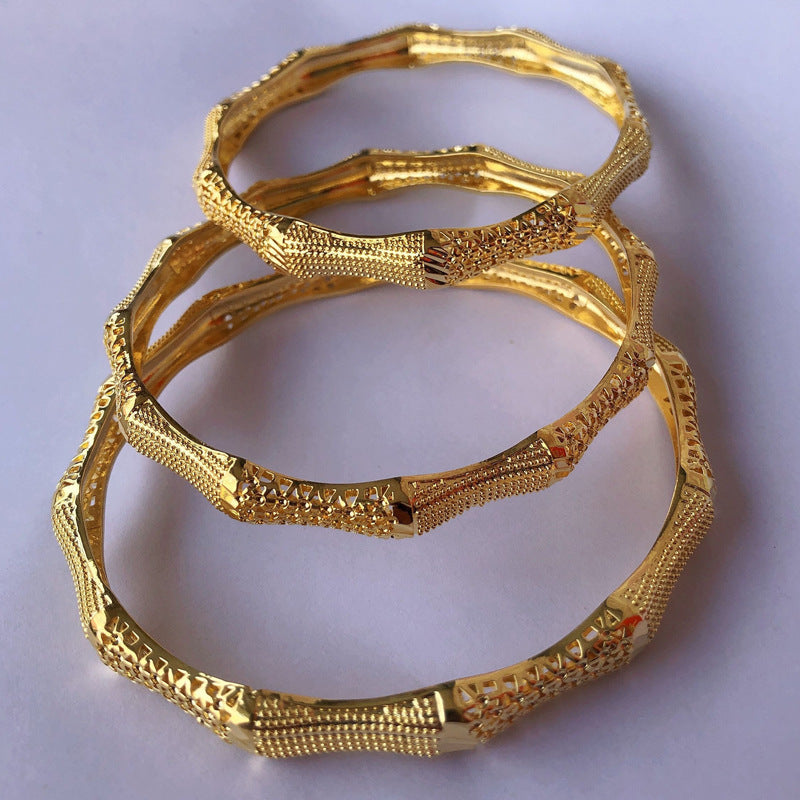 Copper Plating Solid Color Copper Bracelets