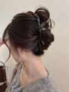 Women's Elegant Solid Color Plastic Stoving Varnish Hair Claws