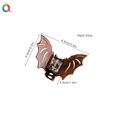 Women's Cute Simple Style Bat Plastic Hair Claws