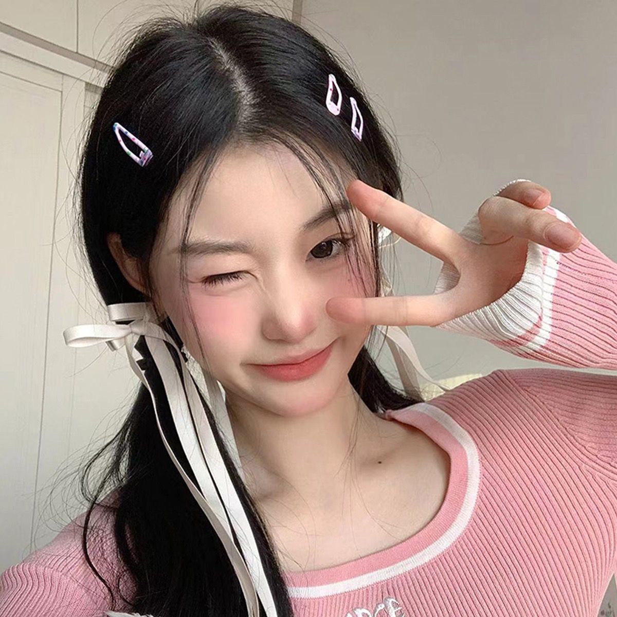 Women's Sweet Simple Style Bow Knot Cloth Bowknot Hair Clip