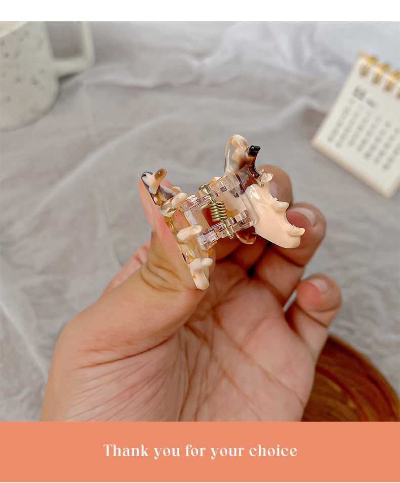 Women's IG Style Marble Acetic acid sheets Hair Claws