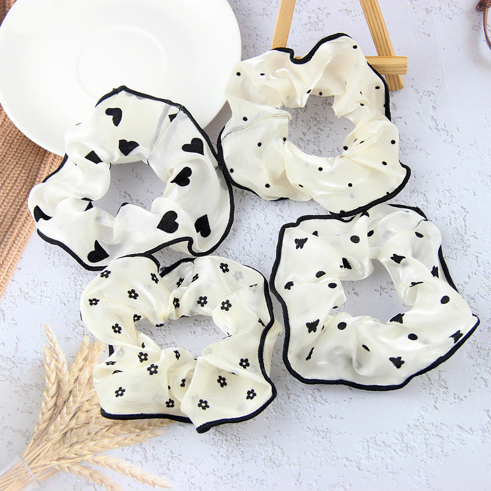 Women's Classic Style Korean Style Polka Dots Cloth Polyester Hair Tie