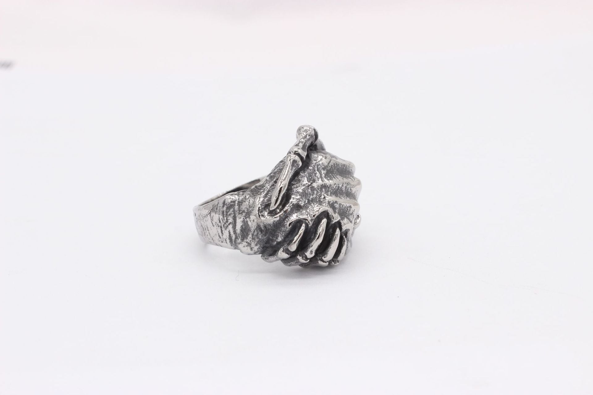 Jewelry Retro Punk Hand Skeleton 304 Stainless Steel Rings