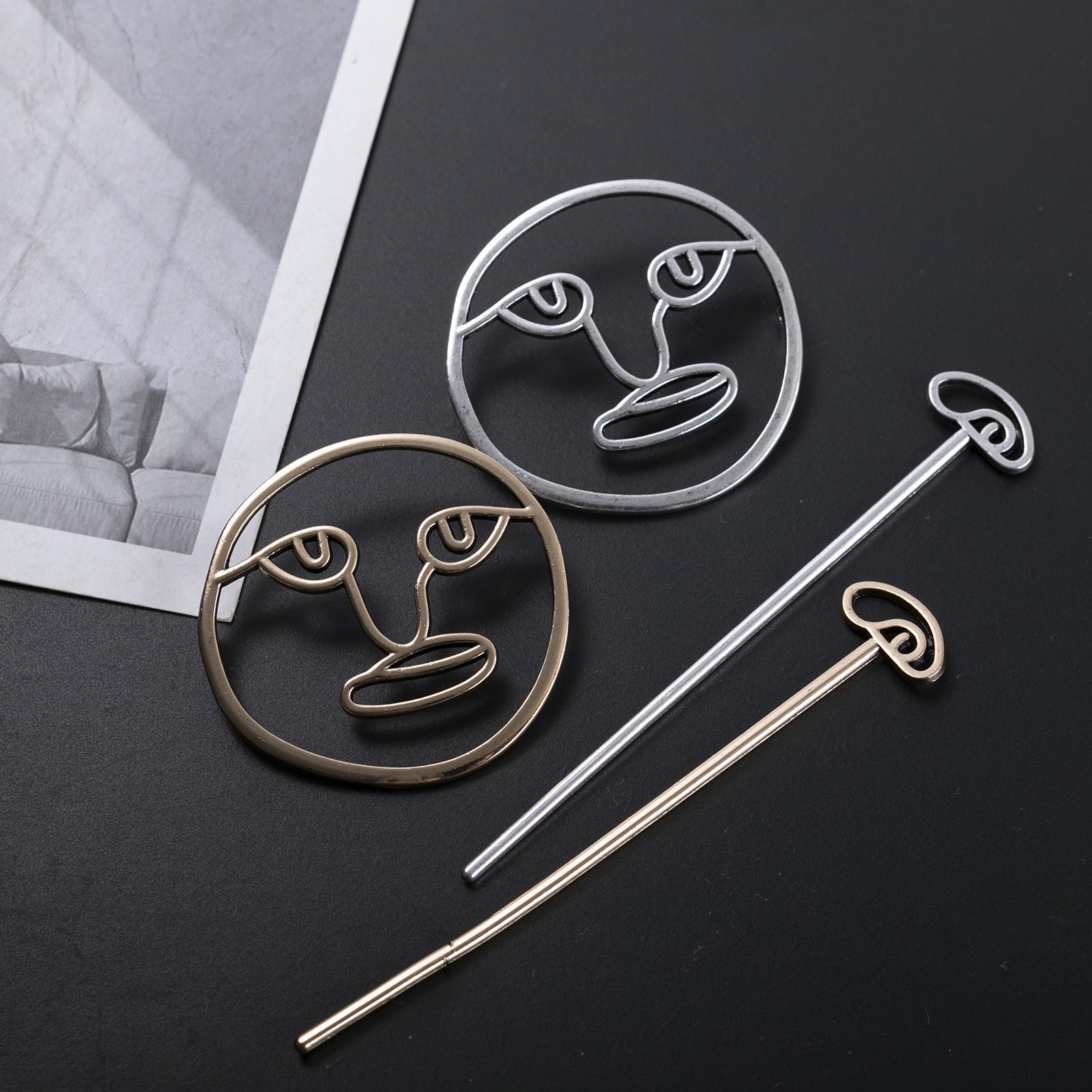 Women's Casual Simple Style Geometric Metal Hairpin