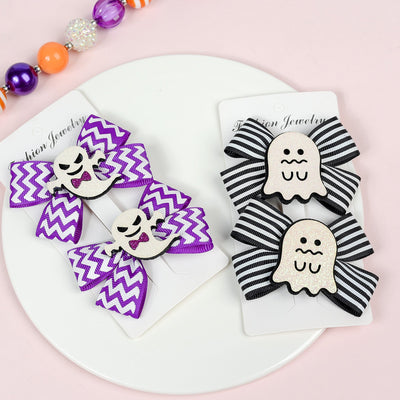 Kid'S Simple Style Bow Knot Knitting Hair Clip