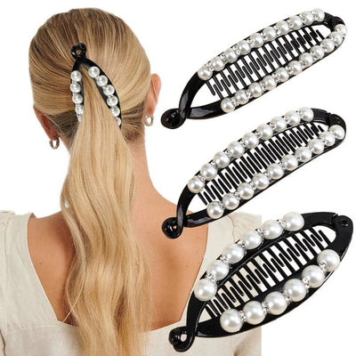 Women's Simple Style Streetwear Geometric Arylic Hair Clip