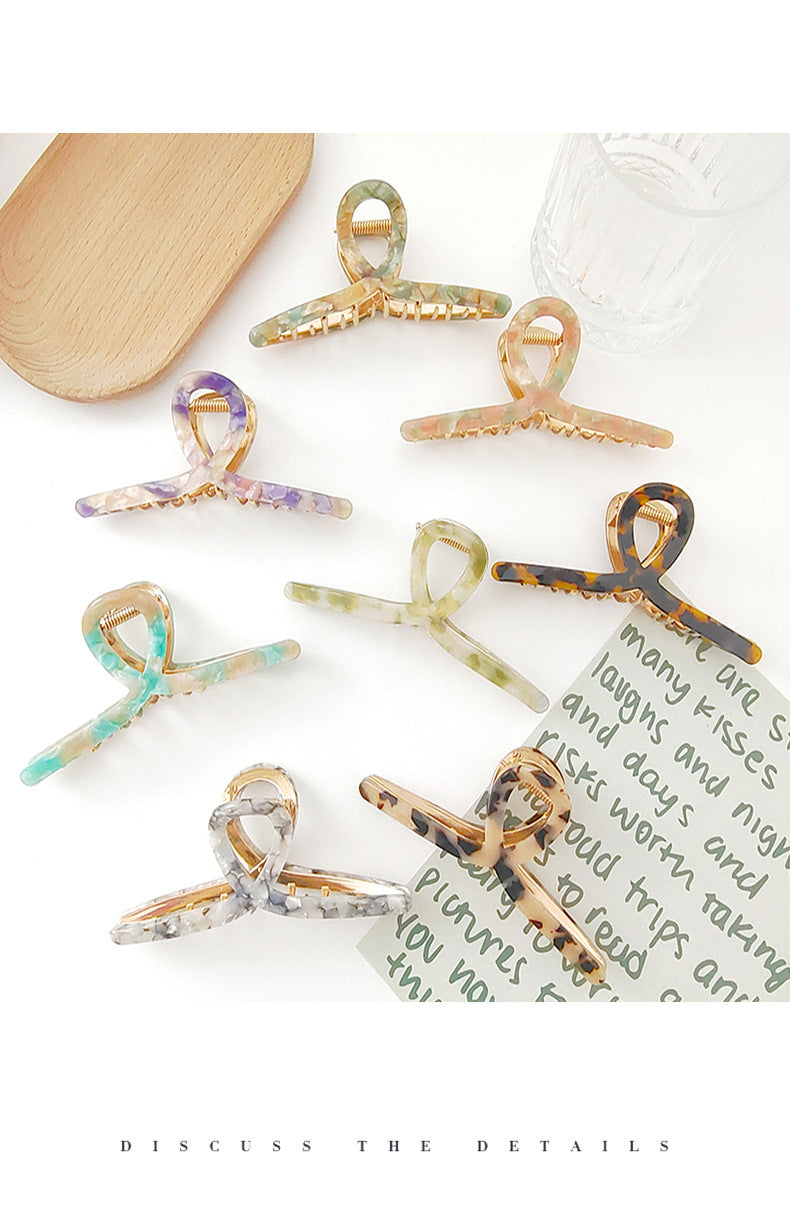 fashion geometric acetic acid sheets hair claws 1 piece