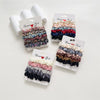 women's simple style ditsy floral solid color satin hair tie