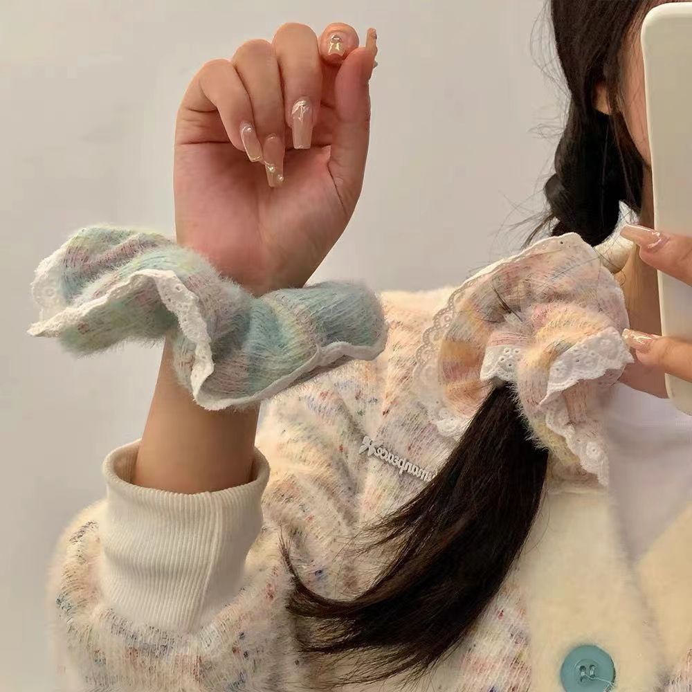 Women's Casual Simple Style Color Block Cloth Rib-Knit Hair Claws