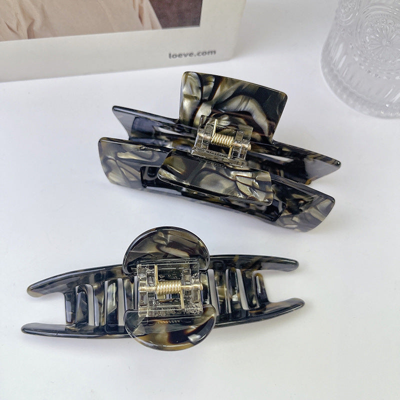 Simple Style Classic Style Color Block Acetic acid sheets Handmade Hair Clip 1 Piece